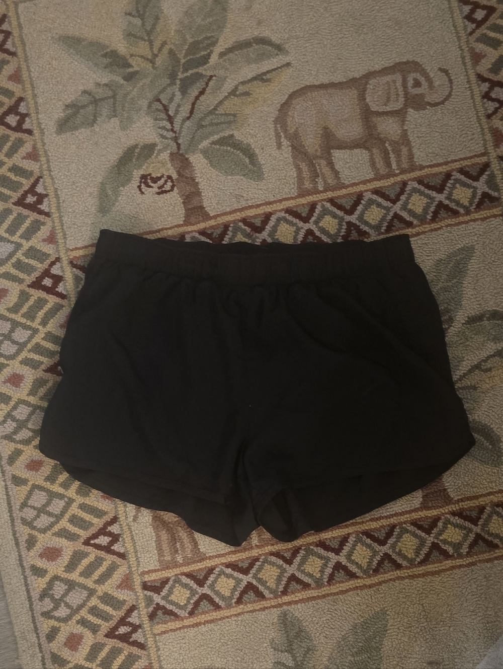 New Balance Women’s Black Elastic Waist Shorts